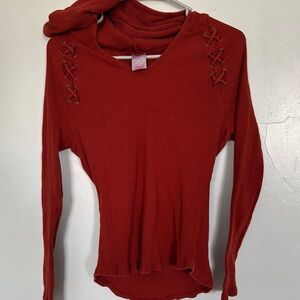 No Boundaries Fitted Long Sleeve Hoodie